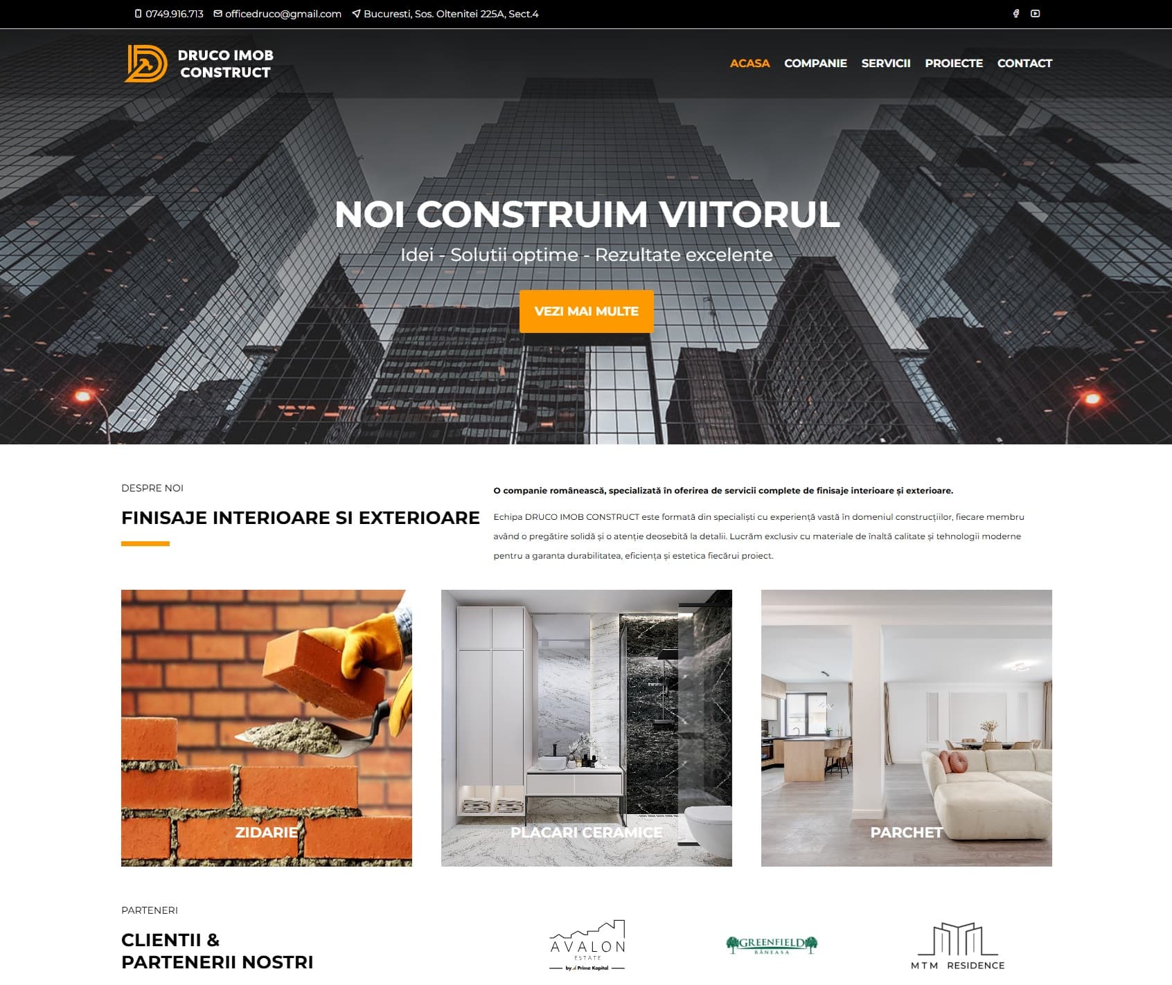 Druco - Website finisaje interioare și exterioare