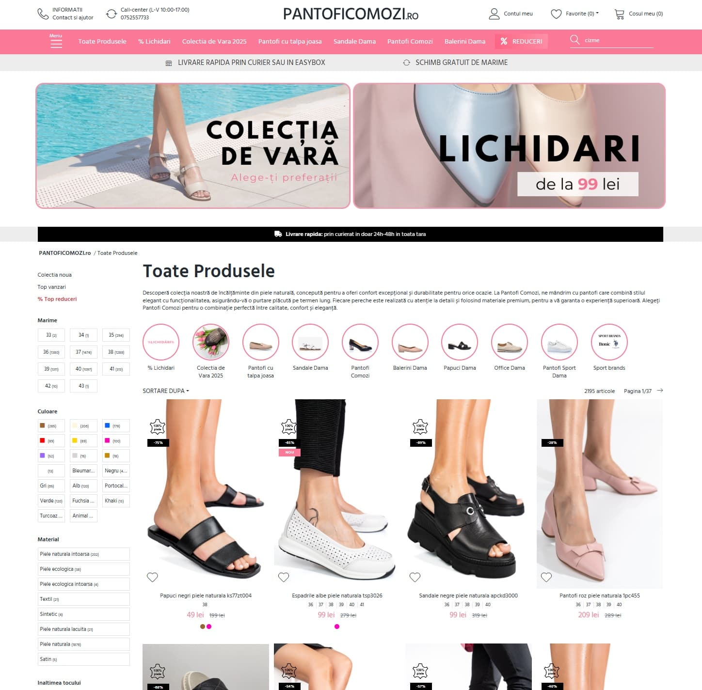 Pantofi Comozi - Magazin online de încălțăminte