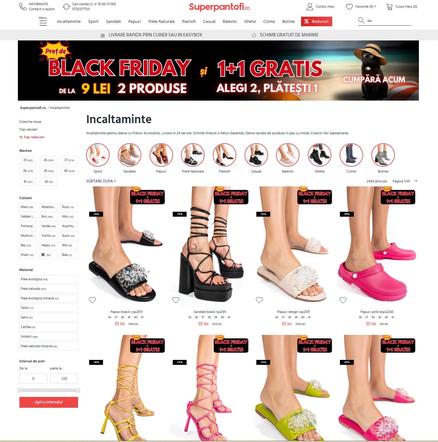 Super Pantofi - Magazin online de încălțăminte damă